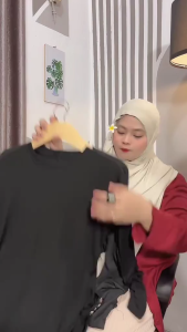 Inara Blouse Knit lengan Panjang Long Slevee Ada kancing di Tangan Premium