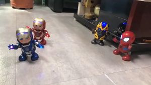 Trò chơi siêu nhân nhảy múa có nhạc có đèn vui nhộn