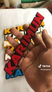 EMBLEM MOBIL KARIMUN WAGON R & DESAIN EKSTERIOR SUZUKI TIMBUL 3D BAHAN FIBERGLASS