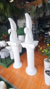 เสาพลาสติกโรมัน พร้อมส่ง เสาโรมันทึบ เสาโรมันฉลุ เสาโรมันเป็นฐานวางแจกันดอกไม้ พร็อพจัดงาน