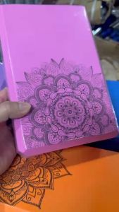Gạch tập Yoga 200g cao cấp EVA cục Block Yoga in Hoa Mandala Cứng gấp 3 lần loại gạch tập thông thường G11