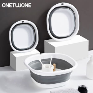 Onetwone collapsible silicone basin folding wash basins travel space saving tubs laundry basins buckets fishing foldable tubs