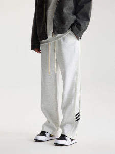 Quần Dài Kẻ Sọc Giản Dị Phong Cách Mỹ COLDSTONE Thiết Kế Không Có Khóa Kéo Quần Dài Cotton Cho Nam Mùa Thu Đông