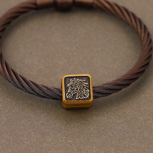 Chow Sang Sang 周生生 999 Gold Charme Chinese Zodiac Horse Charm for Men 96150C (Bracelet Not Included)