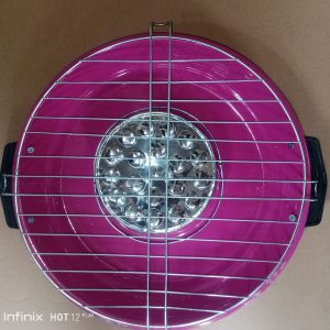 Panggangan BBQ Happy Griil Warna Ungu Ukuran 32cm dari Bahan Logam Aluminium
