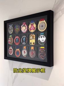 กรอบรูปแสดงเหรียญกรอบรูปเหรียญที่เก็บเหรียญทองที่เก็บเหรียญวิ่งแขวนผนังยืนแสดงเหรียญ