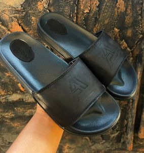 Sendal Kulit slop Pria dan wanita sendal slide kulit Premium