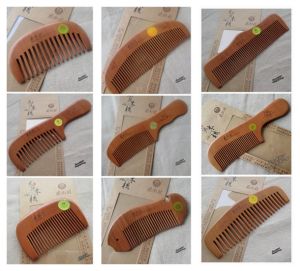 Authentic Nanjie Village Mahogany Comb Solid Wood Anti-Static Whole Wood Building Public Welfare Baby Nanjie Village Complete Collection