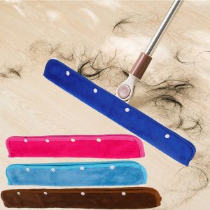 30/50cm Coral Velvet Mopping Cloth Thickened Removable Magic Broom Cover Flat Mop Head Replacement Cloth Cover for Home Cleaning