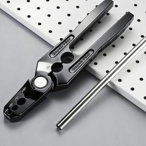 Manual Copper Tube Rounder 6 Hole Aluminum Alloy Pipe Rounding Hand Tool Hvac Manual Copper Tube Rounder for Refrigeration