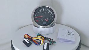 ELING 85mm 3 in 1 Multifunctional 3K 4K 6K 8K RPM Tachometer with Oil Pressure Water Temp 7 Colors Backlight 9-32V