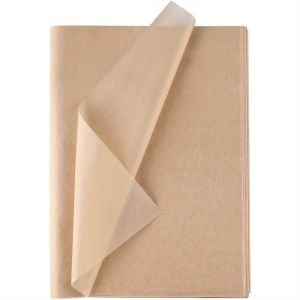 10 Sheets Brown Tissue Paper for Packaging Gift Wrapping Craft Papers Bulk for DIY Wedding Festival Party Supplies