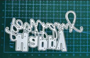 happy birthday letter Metal Cutting Dies Cut Mold Decoration Scrapbook Paper Craft Knife Mould Blade Punch Stencils