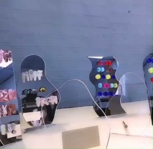 ชาร์จโชว์สีทาเล็บ แบบตั้งโชว์ลายเล็บ แท่นโชว์ลายเพ้นท์เล็บ