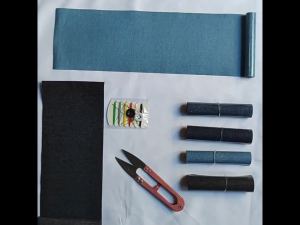 5 Color/set Jeans Denim Patches 50*8cm Denim Iron-on Repair Patch Jeans and Clothing Repair and Decoration Kit