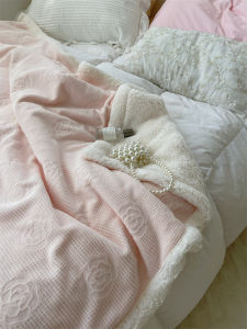 Thickened Milk Velvet Lamb Velvet Sofa Cover Blanket Office Nap Blanket Coral Fleece Soft Cozy All Seasons Living Room Blanket