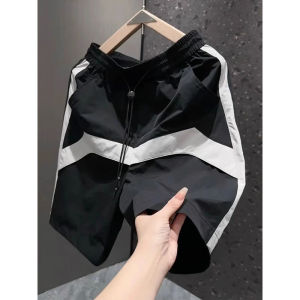 Quần Short Đi Biển Nam Cỡ Lớn 300 Pound Thời Trang Thường Ngày Năm Điểm Quần Dài Ống Đứng Nhanh Khô Cạp Vừa Mùa Hè