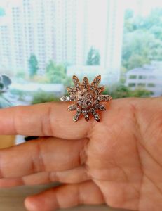 cincin replika berlian vier dan tempahan