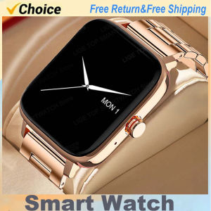 2025 New Call Smart Watch Women Custom Dial Waterproof Smartwatch Android IOS Bluetooth Call Music Watches Girls Bracelet+Box