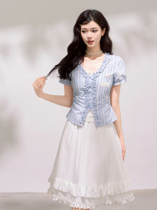 KEIKO | Hip Concealing A-Line Skirt High Waist Elastic Flared Short