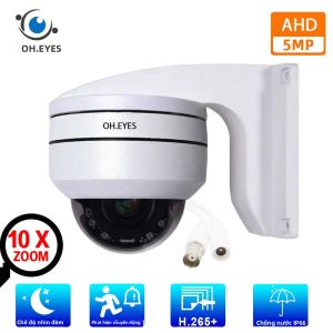 5MP 10X Zoom AHD PTZ Camera An Ninh Ngoài Trời Chống Nước Camera Vòm Tầm Nhìn Ban Đêm H.265 BNC Camera Quan Sát Đồng Trục Analog Camera Giám Sát