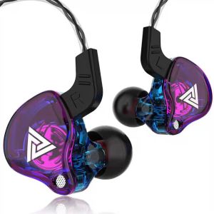 AK6 Gaming Earbuds with Mic Universal 3.5mm Jack HiFi Sport Headphones in Ear Earphones for Running Stereo Bass Music Headset