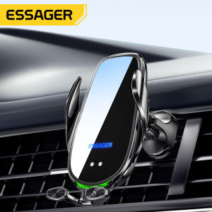 Essager Qi 15W Wireless Charger Car Phone Holder In Car Air Vent Mount For iPhone 14 13 12 X Pro Max Xiaomi Huawei Fast Charging