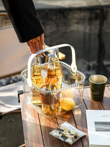 Transparent Plastic Handheld Basket: A Multi-Purpose Solution for Your Lifestyle