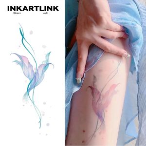 สติกเกอร์รอยสักชั่วคราว INKARTLINK กันน้ำ พิมพ์สี สไตล์ศิลปะ สำหรับงานปาร์ตี้ ทำเองได้