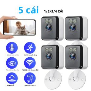 Camera Wifi Mini Cube 1080P Full-HD Trong Nhà Với Âm Thanh Hai Chiều Phát Hiện Chuyển Động Tầm Nhìn Ban Đêm Camera IP CCTV 3MP An Ninh Cho Nhà Cửa Giám Sát Trẻ Em Và Vật Nuôi