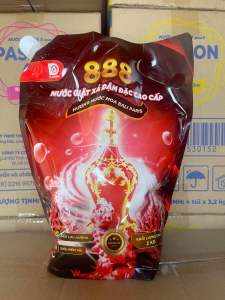 NƯỚC GIẶT XẢ 888 HƯƠNG NƯỚC HOA & BAlI PARIS siêu thơm giữ mùi bảo vệ quần áo túi 2Kg