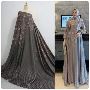 Kain silk motif NAYA per setengah meter | live lazada | kain mewah | kain simport | azzatextile | kain bridesmaid