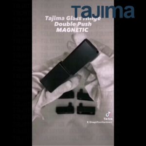 Double Magnetic Push to Open Touch Catch Pivot Hinge for Kitchen Cupboard Glass Cabinet Door