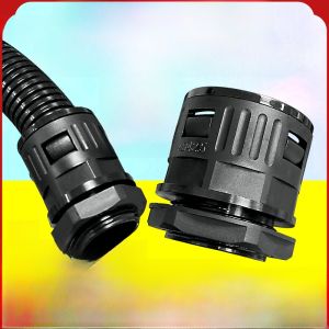 หัวเข็มขัดจับนิ่มพลาสติกแบบพิเศษ หัวเข็มขัดจับน้ำหนาแน่น PA Nylon หัวเข็มขัดจับน้ำแบบมีที่กั้นน้ำ ชิ้นส่วนท่อวัสดุ PE