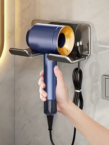 ที่วางไดร์เป่าผมแขวนผนัง ที่เก็บไดร์แขวนไดร์เป่าผมยืนห้องน้ำตัวยึดเครื่องเป่าผมแบบติดด้วยตนเอง👱‍♀️