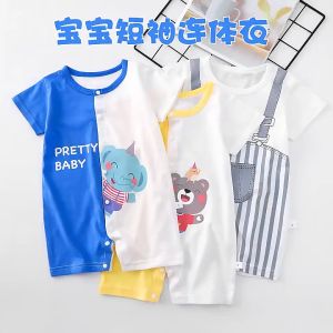 รอมเปอร์เด็ก บอดี้สูทเด็กขาสั้น ชุดหมีเด็ก ชุดเด็ก ชุดนอนเด็ก ชุดเด็กอ่อน