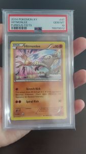 PSA 10 Hitmonlee #47 Very LOW Population Furious Fist XY English (2014) - Pokemon Card GRADED