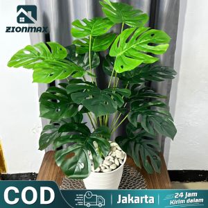 Daun Monstera Jumbo Plastik: Dekorasi Aesthetic Murah untuk Rumah & Kantor