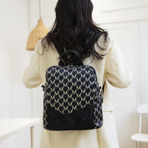 Túi Đeo Vai Đôi Dung Tích Lớn Thời Trang Thường Ngày Màu Tương Phản Túi Học Sinh Túi Học Sinh Túi Du Lịch Túi Đeo Vai Đôi