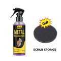 Multi-purpose metal rust remover spray - Used as a polishing agent for cars,motorcycles,campers,and stainless steel kitchenware.. 