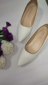 Noblesse Korean Women Block Heel Shoes for Office Work (1 inch heel )