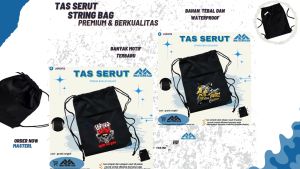 TAS POUCH TRAVEL SEPATU / TAS SERUT PENYIMPANAN SEPATU / DUSTBAG DISPOSABLE BAG SANDAL SEPATU / SHOES BAG ORGANIZER