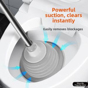 JOSEN LIGHTING | High Pressure Toilet Plunger for Squat Toilet Use