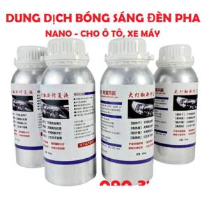 Dung dịch đánh bóng đèn pha nano chất lượng dành cho ô tô xe máy. 800ML