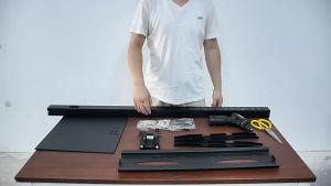 ขาตั้งทีวี LCD แบบปรับความสูงและมุมได้อเนกประสงค์ขนาด 32-65 นิ้วขาตั้งทีวี Display 32-65 นิ้ว ชนิดเคลื่อนย้ายไม่ได้ (32-65นิ้ว สูง1.5m.) /ismartshopขาตั้งทีวี LCD และ LED แบบปรับได้