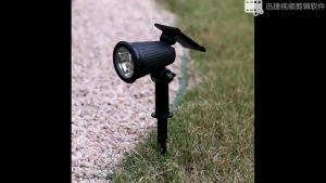 Vimite Solar Spot Light Intelligent Light Control Outdoor Waterproofing Insert Ground Lawn Lamp Garden Landscaped Courtyard Warm White Decorative Light