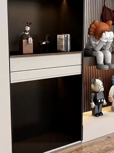 Multifunctional Pull-Out Retractable Clothes Hat Storage Rack Wardrobe Built-In Pants Pull Rod Household Hardware Hanging Pants Track Rack