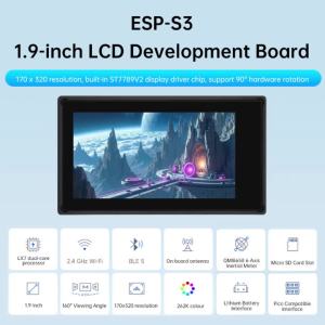 diymore | ESP32-S3 1.9-inch LCD screen WiFi Bt development board 170 × 320 resolution LX7 dual core processor Type-C