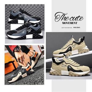 NQshop จัดส่งในไทย รองเท้าผ้าใบแฟชั่นคุณผู้ชาย สายเต่งตัวสายเที่ยวควรมี เพราะดีไซน์สปอร์ตเท่ห์ โทนสีใส่ง่ายมีให้เลือก 3 สี ลวดลายสวย กับราคาแค่หลักร้อย คุ้มค่าเกินราคาแน่นอน