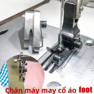 Mỹ Thép Titan Đen Bấm Chân Cho Máy Tính Phẳng Máy Cao Thấp Chịu Mài Mòn May Dụng Cụ Phụ Kiện